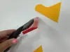 Set aplicare folie geam – 5 piese: raclete plastic, racletă silicon cu mâner, cutter cu 10 rezerve