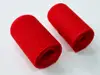 Set bandă arici, Velcro cu adeziv, benzi Hook and Loop, set bandă cu scai și puf ideală pentru cusut, role cu lățimea de 10cm - culoarea roșie
