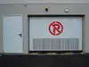 Șablon semnalizare Parcarea Interzisă, pentru parcări, căi de acces, rampe și intrări, 100x100 cm