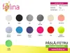 Set 10 decorațiuni creative din fetru albastru cu dinozauri pentru activități craft, Folina, pâslă cu grosime de 3 mm, diverse culori