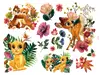 Set 15 stickere personaje Disney, Komar, Be in nature, 100x70 cm