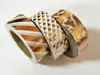 Set 3 role washi tape, benzi adezive decorative cu model cupru