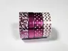 Set 4 role washi tape, benzi autoadezive decorative magenta metalic