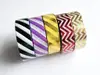 Set 5 role washi tape, benzi adezive decorative cu dungi colorate