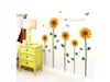 Set 5 stickere Floarea soarelui, decor galben