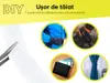 Set bandă Velcro fără adeziv, benzi Hook and Loop, set bandă cu scai și puf ideală pentru cusut, role cu lățimea de 20cm - culoare albă