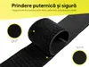 Set bandă Velcro cu adeziv, benzi Hook and Loop, arici autoadeziv, role cu lățimea de 20cm și lungimea de 100 cm - culoarea neagră