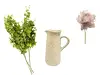 Set cadou Folina - vază ceramică, buchet plante artificiale, poster digital în ramă