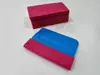 Set de 10 rezerve din pâslă 5x15 cm magenta, autoadezive, pentru raclete