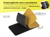 Set 10 dreptunghiuri Velcro cu adeziv, sistem Hook and Loop, arici autoadeziv, 5x10 cm - culoarea neagră