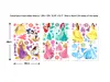 Set 77 stickere Prinţesele Disney, Walltastic, multicolor