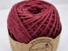 Sfoara bumbac bordo, Maccaroni Cotton Premium, fir de 2 mm grosime, 100g