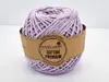 Sfoară bumbac lila, Maccaroni Cotton Premium, fir de 2mm grosime, 100gr