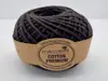 Sfoara bumbac maro inchis, Maccaroni Cotton Premium, fir de 2 mm grosime, 100g