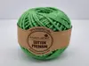 Sfoara bumbac verde, Maccaroni Cotton Premium, fir de 2 mm grosime, 100g