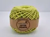 Sfoara bumbac verde lime, Maccaroni Cotton Premium, fir de 2 mm grosime, 100g