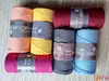 Snur din bumbac, Maccaroni Cotton Cord bleu, 3 mm grosime