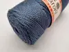 PP Macrame, şnur gri petrol, 2-3 mm grosime