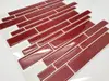 Faianţă autoadezivă 3D Smart Tiles, Folina, mozaic vişiniu - set 10 bucăţi