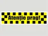 Sticker antiderapant podea „Atenție la prag” pentru scări și praguri – 50x13 cm, set 2 buc