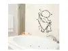 Sticker cabină duş, Folina, Bath time, 30x40 cm
