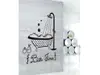 Sticker cabină duş, Folina, Bubble time, 60x70 cm