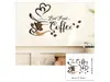 Sticker decorativ cafea – pentru bucătărie, cafenele și magazine de specialitate, 40x30 cm