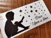 Sticker copii Once upon a time, negru, 25x55 cm