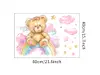 Sticker cameră bebe, ursuleţ, decor perete şi mobilă, 60x40cm