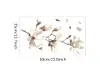 Sticker creangă magnolie crem, decor perete, mobilă şi geam, 60x30 cm