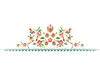 Sticker perete Becky, Folina, imprimeu floral, multicolor