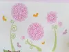 Sticker 3D Floare roz