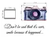 Sticker decorativ pentru perete cu citat și rame foto, Folina, multicolor