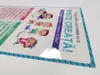 Sticker Minte creață, Folina, pentru copii, colorat, 59x42 cm A2, racletă de aplicare inclusă
