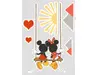 Sticker Mickey Mouse, Komar, Mickey Swing, planşă de 50x70 cm