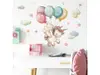 Sticker cameră bebe, Micul unicorn, decor perete şi mobilă, 60x40cm