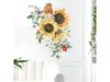 Sticker decor cu floarea soarelui, 45x37 cm