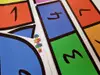 Sticker cameră copii Şotron cu chenare colorate, 130 cm