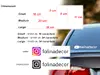 Sticker social media personalizat, color sau monocrom, ideal pentru publicitate, large size - 30x11 cm