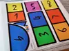 Sticker cameră copii Şotron cu chenare colorate, 130 cm