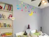 Sticker perete cameră copii, Folina, Decor steluţe colorate, racletă de aplicare inclusă.