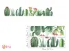 Stickere Cactuşi, Folina KSY11, bordură decorativă, 40x170cm