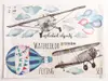Stickere cameră băiat, Folina, model avioane, watercolor