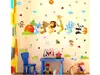 Stickere copii, Folina, animale, multicolor, planşă de 60x90 cm