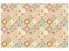 Set 6 stickere faianţă Sole, Folina, model patchwork colorat, 20x20 cm