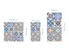 Sticker faianţă Karin, Folina, decorațiune cu model mozaic albastru, sticker set 24 bucăți