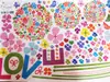 Sticker perete, Folina, model floral Love