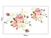 Stickere flori, Folina, decor floral bej, 75x95 cm