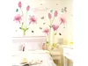 Stickere flori, Folina, decor floral roz