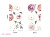 Stickere flori, Folina, decor bujori şi trandafiri 